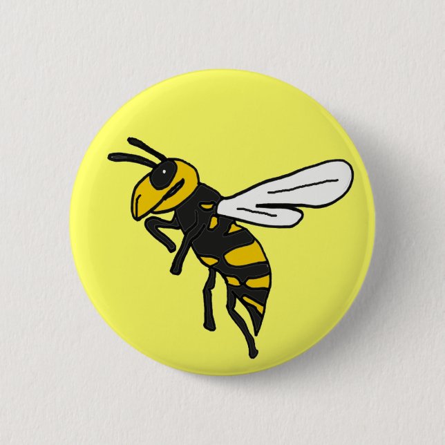 AH- Yellow Jacket Sports Button (Front)