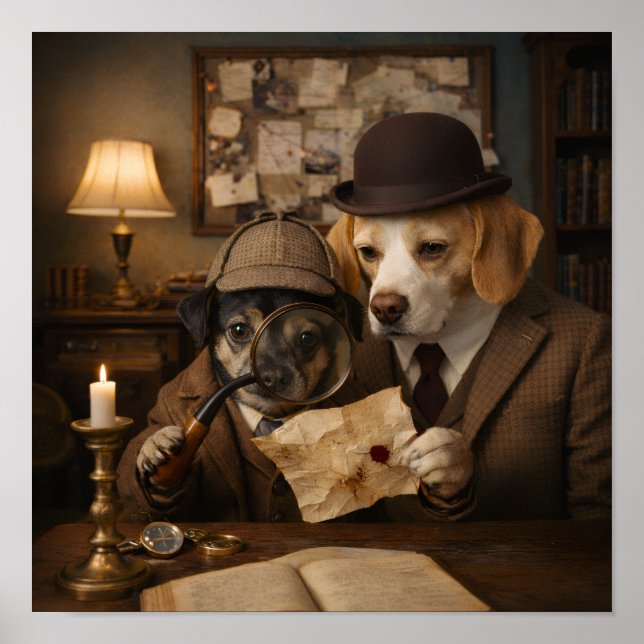 "Aha, A Clue!" Poster (Front)