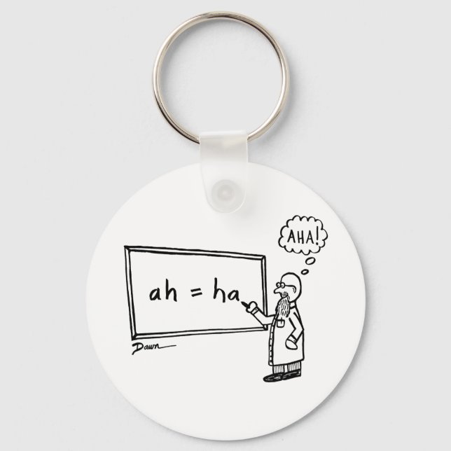 Aha! Keychain (Front)