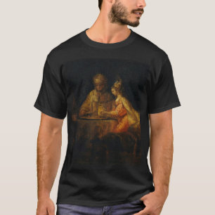 Ahasuerus Haman Esther Rembrandt Biblical Baroque T-Shirt