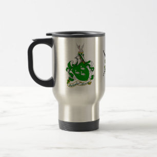 Ahearne Irish Coat of Arms Personalised Travel Mug