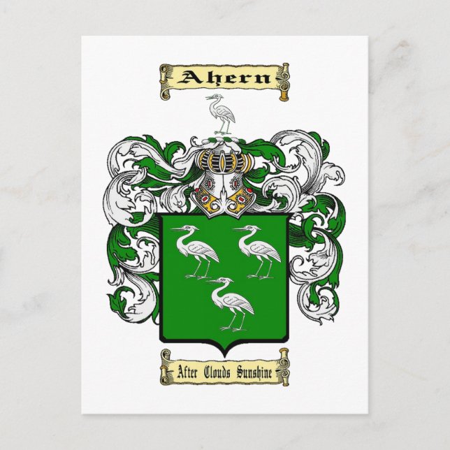 Ahern Postcard (Front)