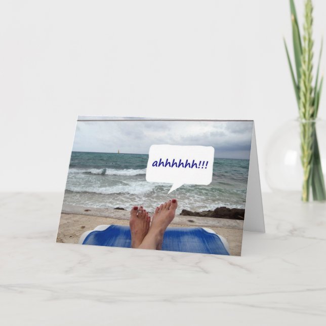 AHHH, YOU ARE 50 AREN'T YOU? ENJOY! CARD (Front)