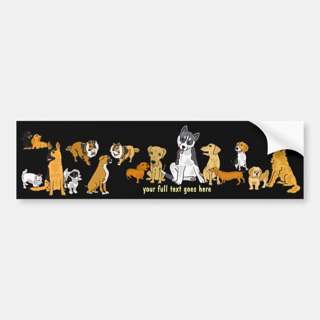 AHL- A Neighbourhood Dogs Group Bumper Sticker (Front)