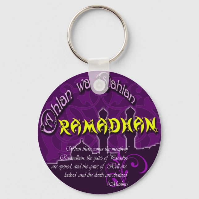 Ahlan Wa Sahlan Ramadhan Key Ring (Front)
