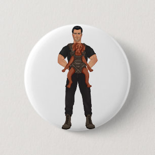 Ahmed and Nemi 6 Cm Round Badge