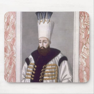 Ahmed III (1673-1736) Sultan 1703-30, from 'A Seri Mouse Mat