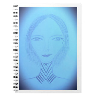Ahna Unique Colorful Portrait Notebook