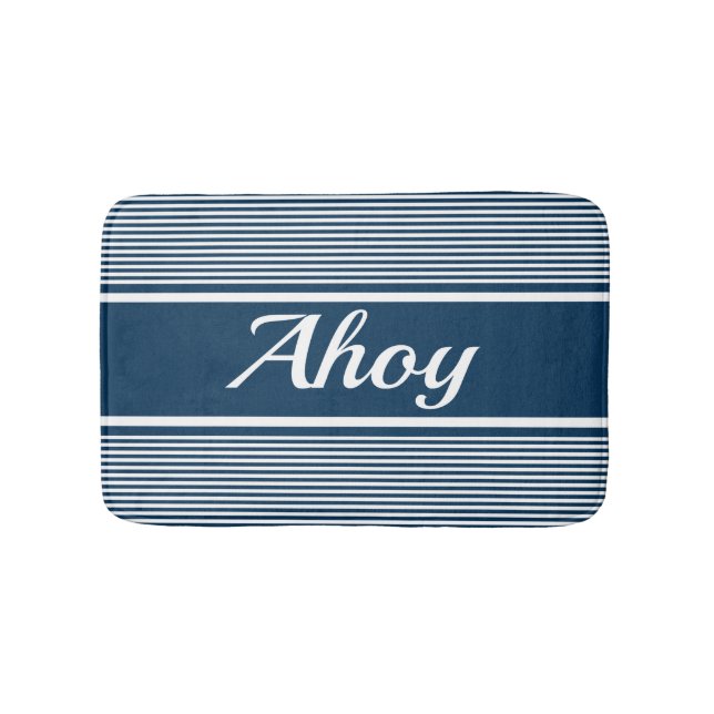 Ahoy Bath Mat (Front)