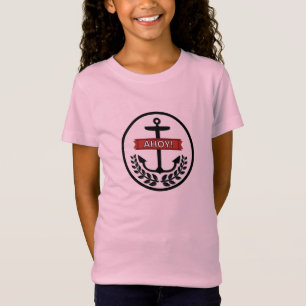 Ahoy - Girls' Bella+Canvas Jersey T-Shirt T-Shirt