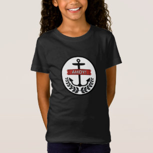 Ahoy - Girls' Bella+Canvas Jersey T-Shirt T-Shirt