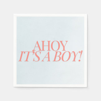 Ahoy It’s a Boy Baby Shower Napkins