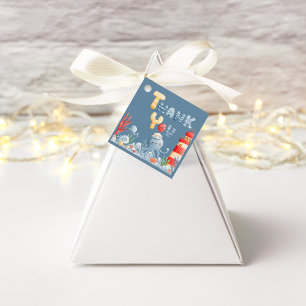 Ahoy It’s a Boy Blue Nautical Baby Shower Favour Tags