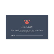 Ahoy It's a Boy Baby Shower Enclosure Card