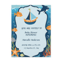 "Ahoy! It's a Boy_ Baby Shower Invitation
