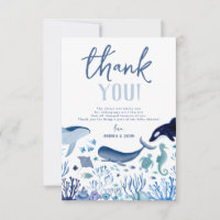 Ahoy It's a Boy Blue Under the Sea Baby Shower