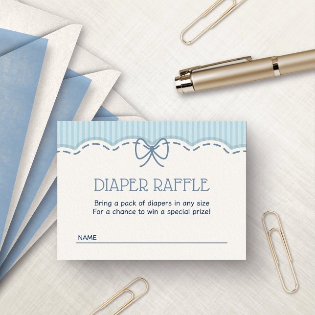 Ahoy It's A Boy Diaper Raffle Enclosure Card (Creator Uploaded)