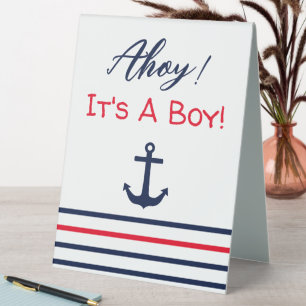 Ahoy It's A Boy! Nautical Baby Shower