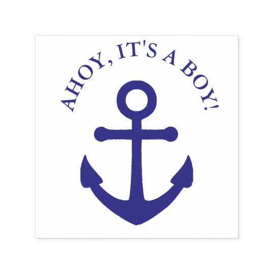 Ahoy It S A Boy Nautical Baby Shower Stamp Zazzle Co Uk Boy Nautical Baby Shower Stamp
