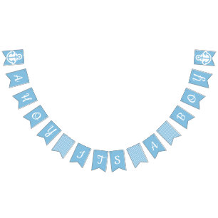 Ahoy Its A Boy Nautical Bunting Bunting