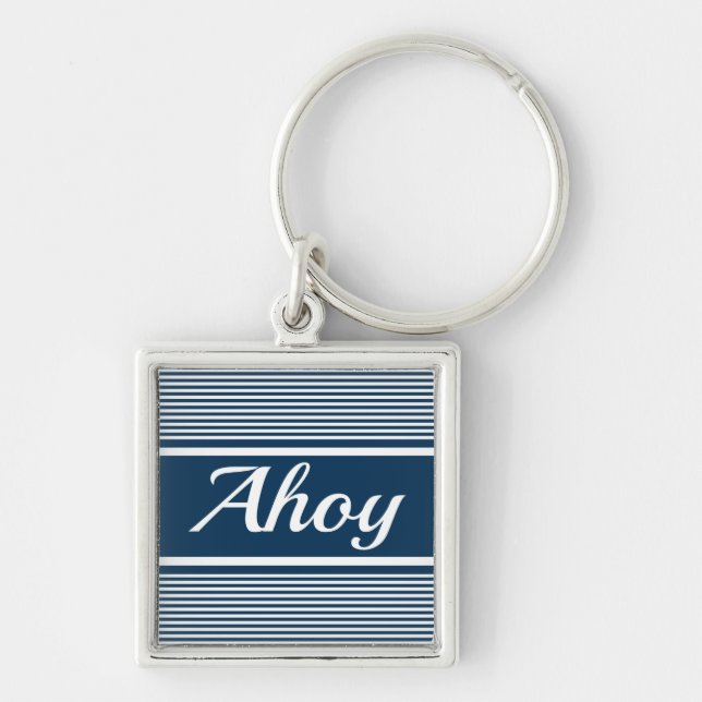 Ahoy Key Ring (Front)