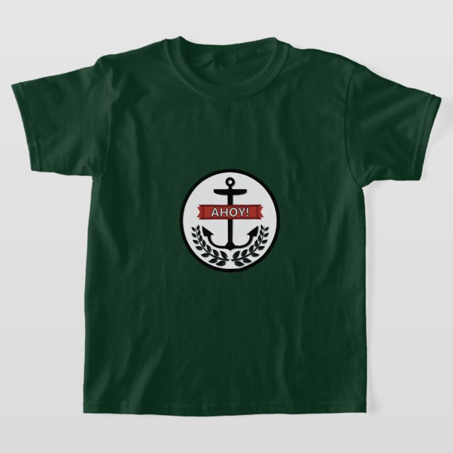 Ahoy - Kids' Basic T-Shirt (Laydown)