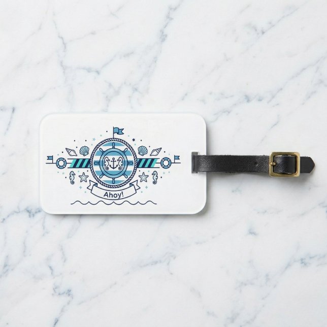 AHOY LUGGAGE TAG (Smooth sailing with every trip.)