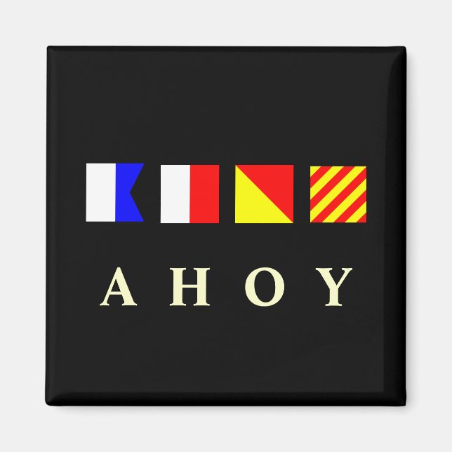 Ahoy Magnet (Front)