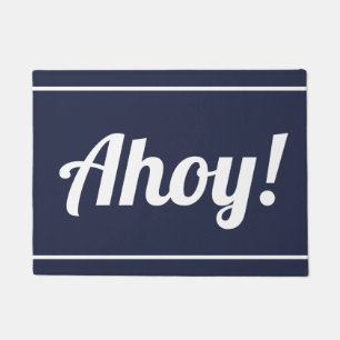 Ahoy Marina Slip Boat Doormat