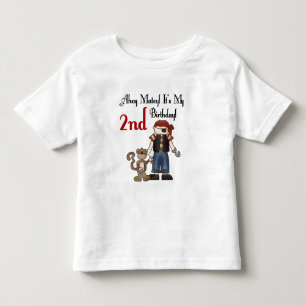 Ahoy Matey Pirate 2nd Birthday tshirts and Gifts