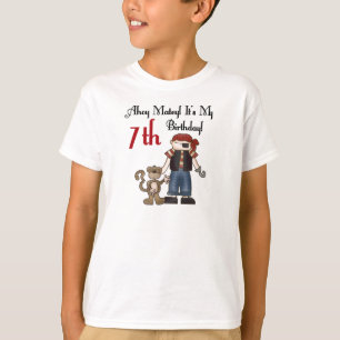 Ahoy Matey Pirate 7th Birthday T-Shirt