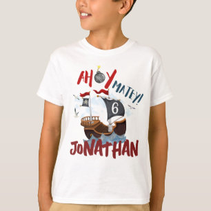 Ahoy Matey Pirate birthday boy T-Shirt