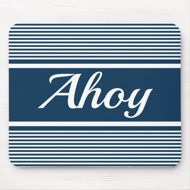 Ahoy Mouse Mat (Front)