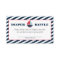 Ahoy Nautical Navy Blue Stripe Boy Diaper Raffle