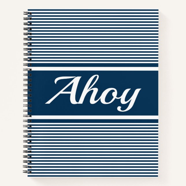 Ahoy Notebook (Front)