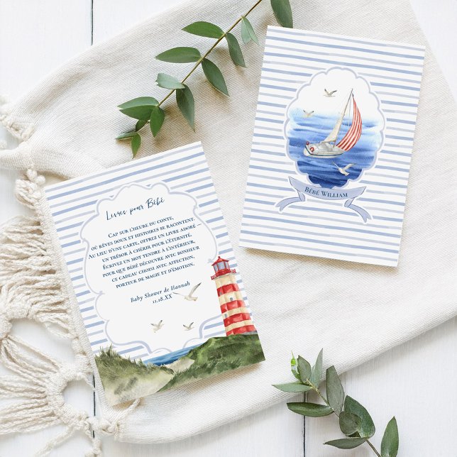 Ahoy Petit Marin Carte Livres pour Bébé Nautique Enclosure Card (Creator Uploaded)