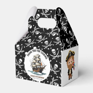 Ahoy! Pirate Ship 8th Birthday Favour Box