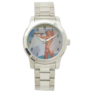 Ahoy Retro Vintage Pinups Watch