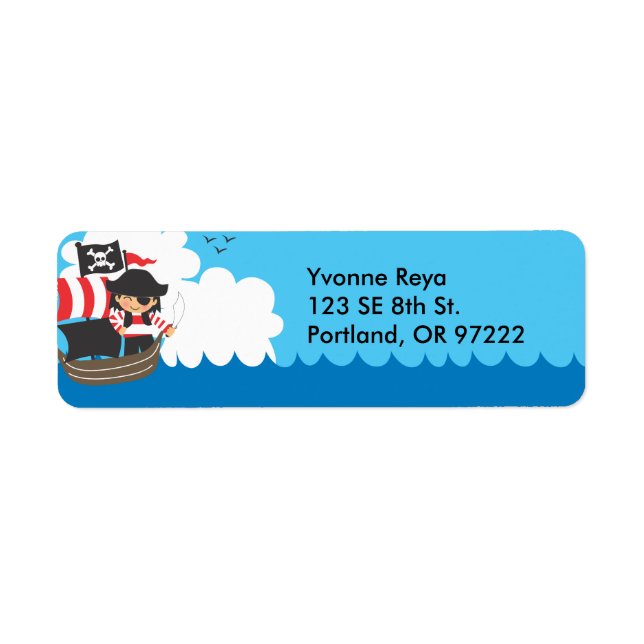 Ahoy! Return Address Label (Front)