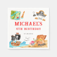 Ahoy Shipmates Treasure Hunt Ship Pirate Birthday
