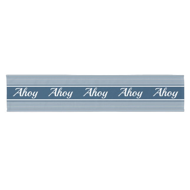 Ahoy Short Table Runner (Horizontal)