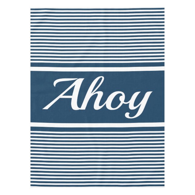 Ahoy Tablecloth (Front)