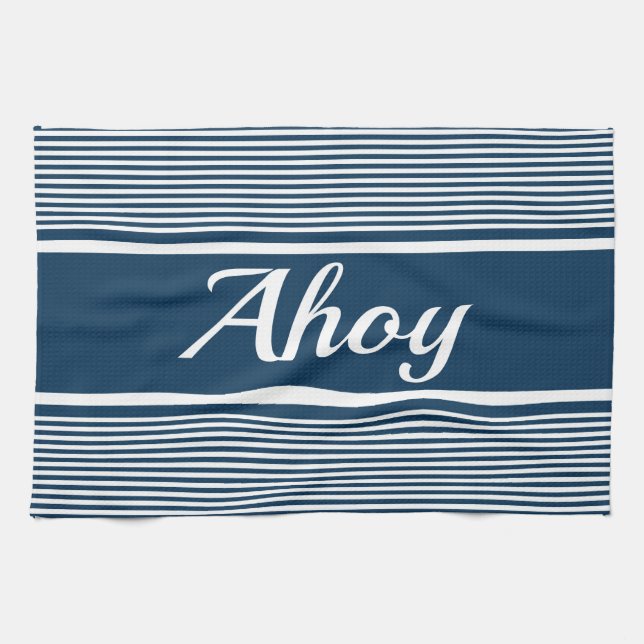 Ahoy Tea Towel (Horizontal)
