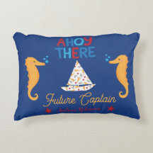 Ahoy There Future Captain Nautical Sailboat Ocean