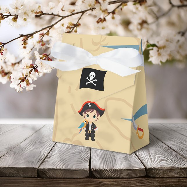 Ahoy There! Pirate Boy Birthday Party Favour Box (Creator Uploaded)