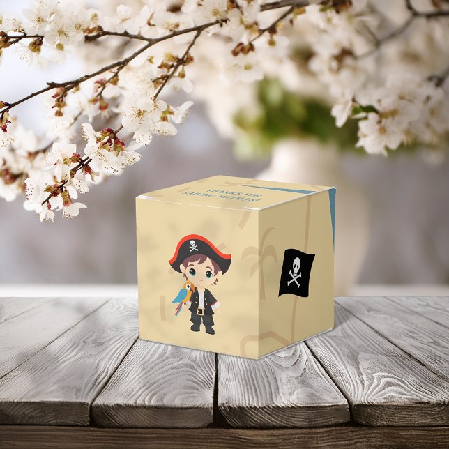Ahoy There! Pirate Boy Birthday Party Favour Box (Creator Uploaded)