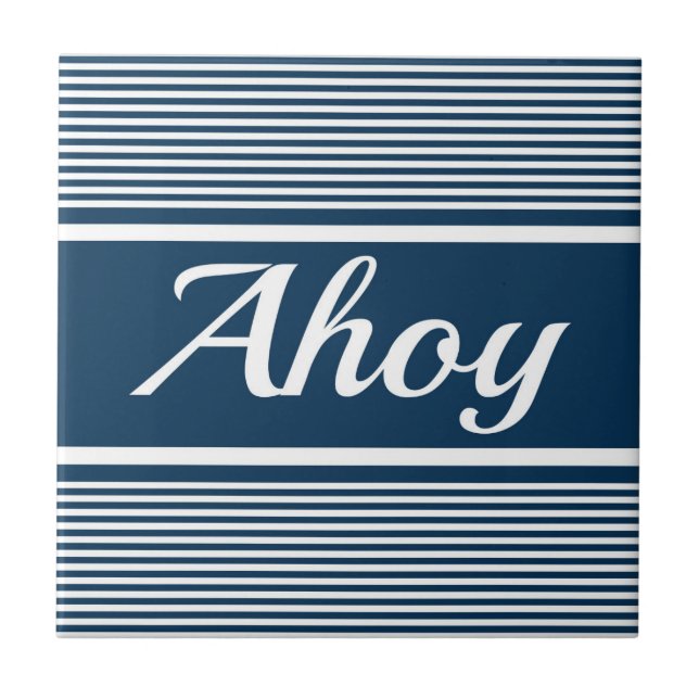 Ahoy Tile (Front)