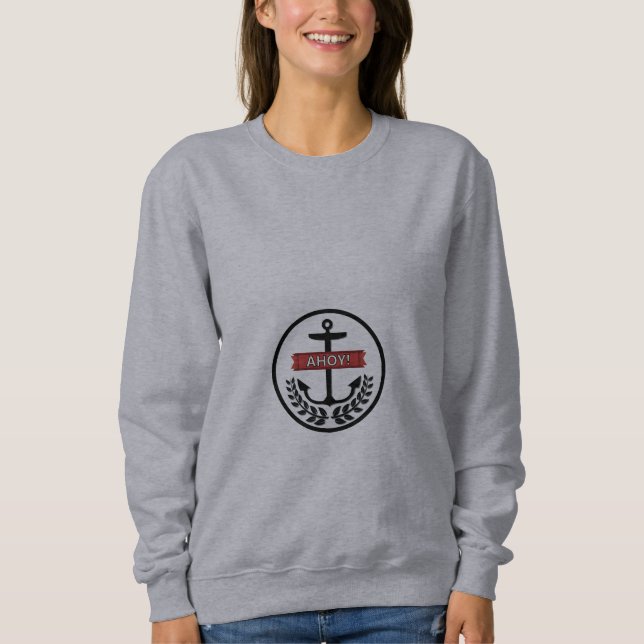 Ahoy - Women's Basic Sweatshirt Sweatshirt (Front)
