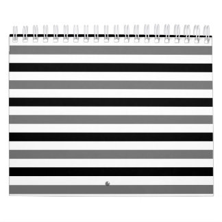 Ahs Black and white stripes design Calendar