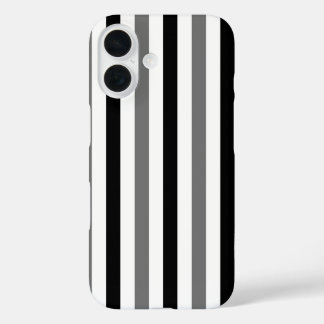Ahs Black and white stripes design iPhone 16 Case